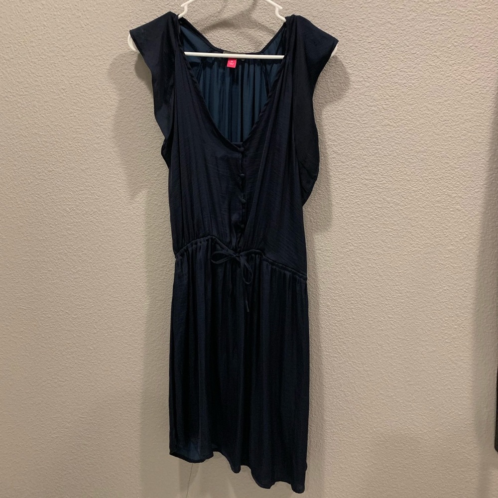 NWOT VInce Camuto Flutter Sleeve Shirtdress